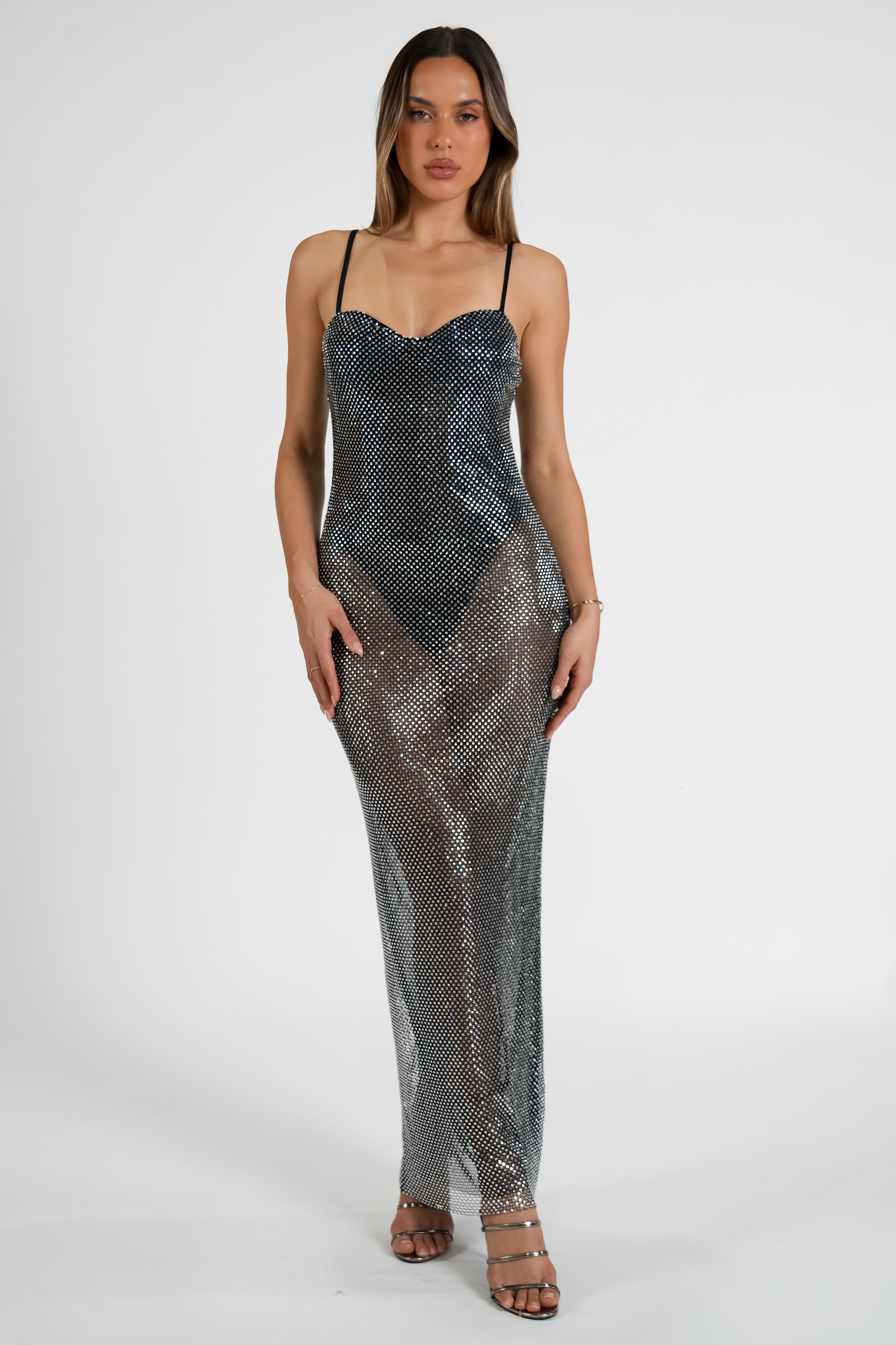 Velvet Eclipse Maxi Dress